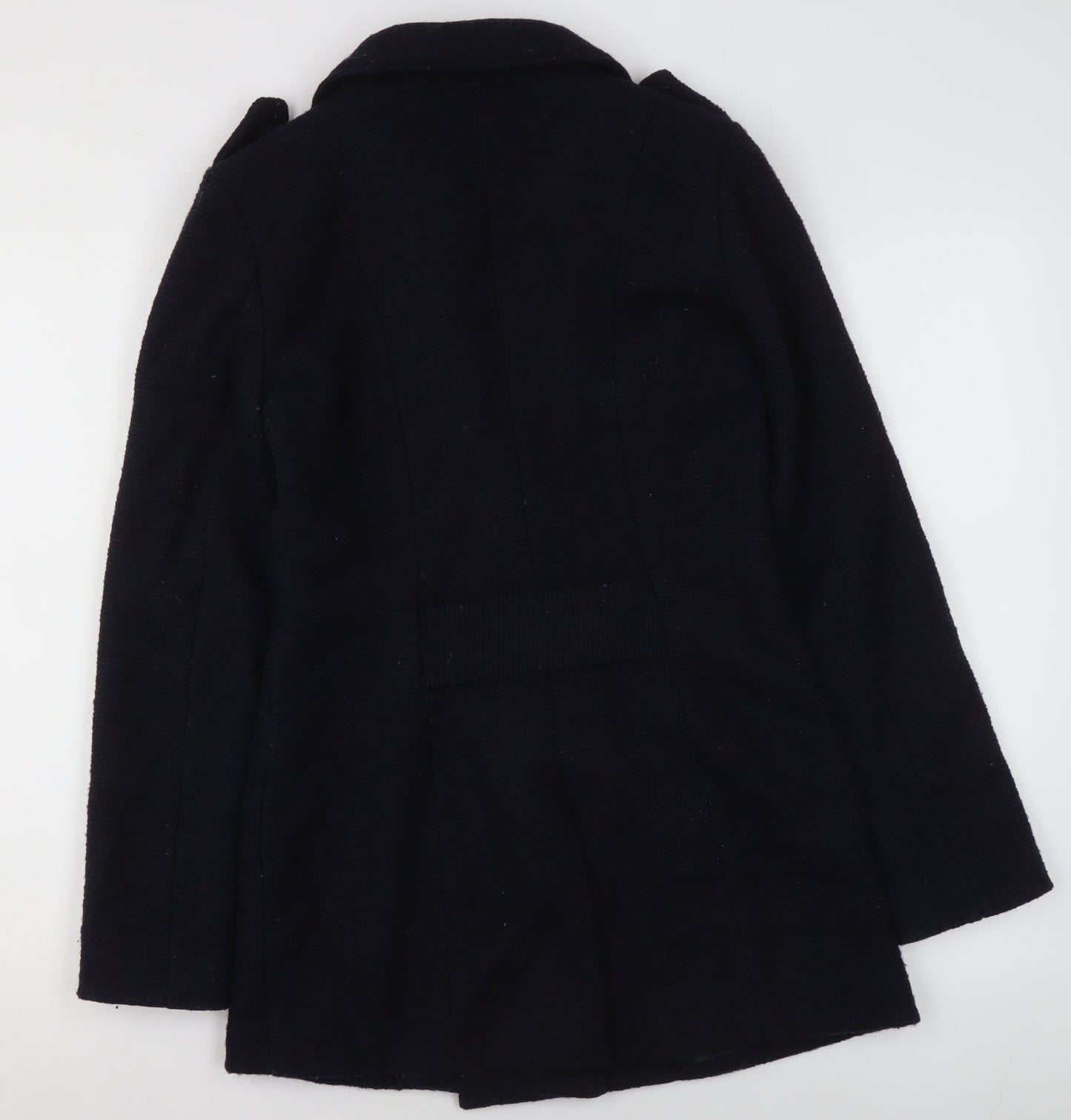 Womens UK Size XS A&G Black Pea Coat