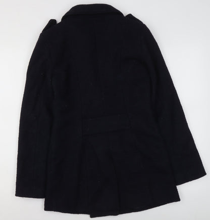 Womens UK Size XS A&G Black Pea Coat