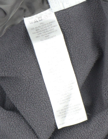 French Connection Women Grey Hooded Parka Coat S Long Waterproof