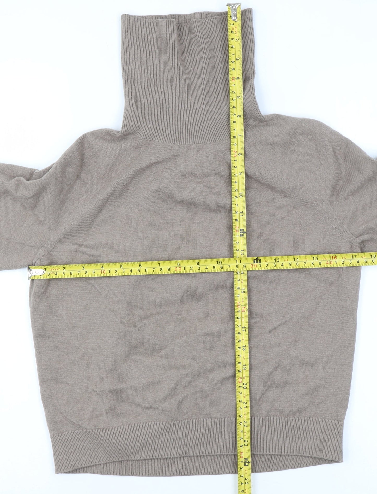 Womens UK Size XS Uniqlo Beige Pullover Jumper