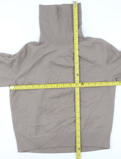 Womens UK Size XS Uniqlo Beige Pullover Jumper