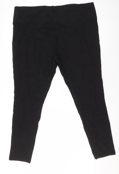 Tu Women Black Size 20 Viscose Blend Stretch Leggings