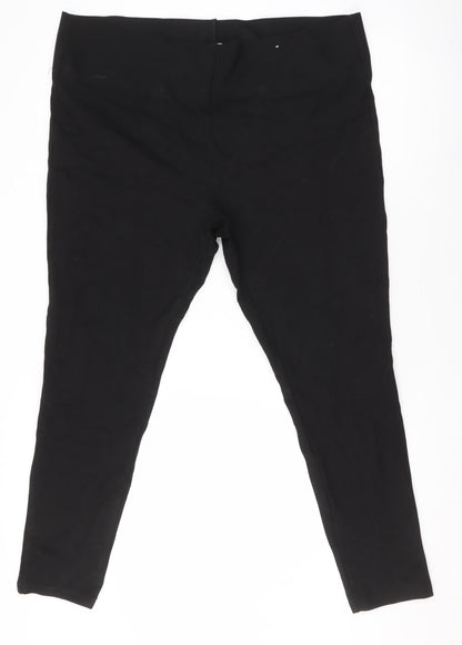 Tu Women Black Size 20 Viscose Blend Stretch Leggings