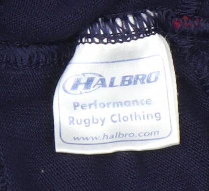 Boys UK Size 8 Years Halbro Multicoloured Basic Polo