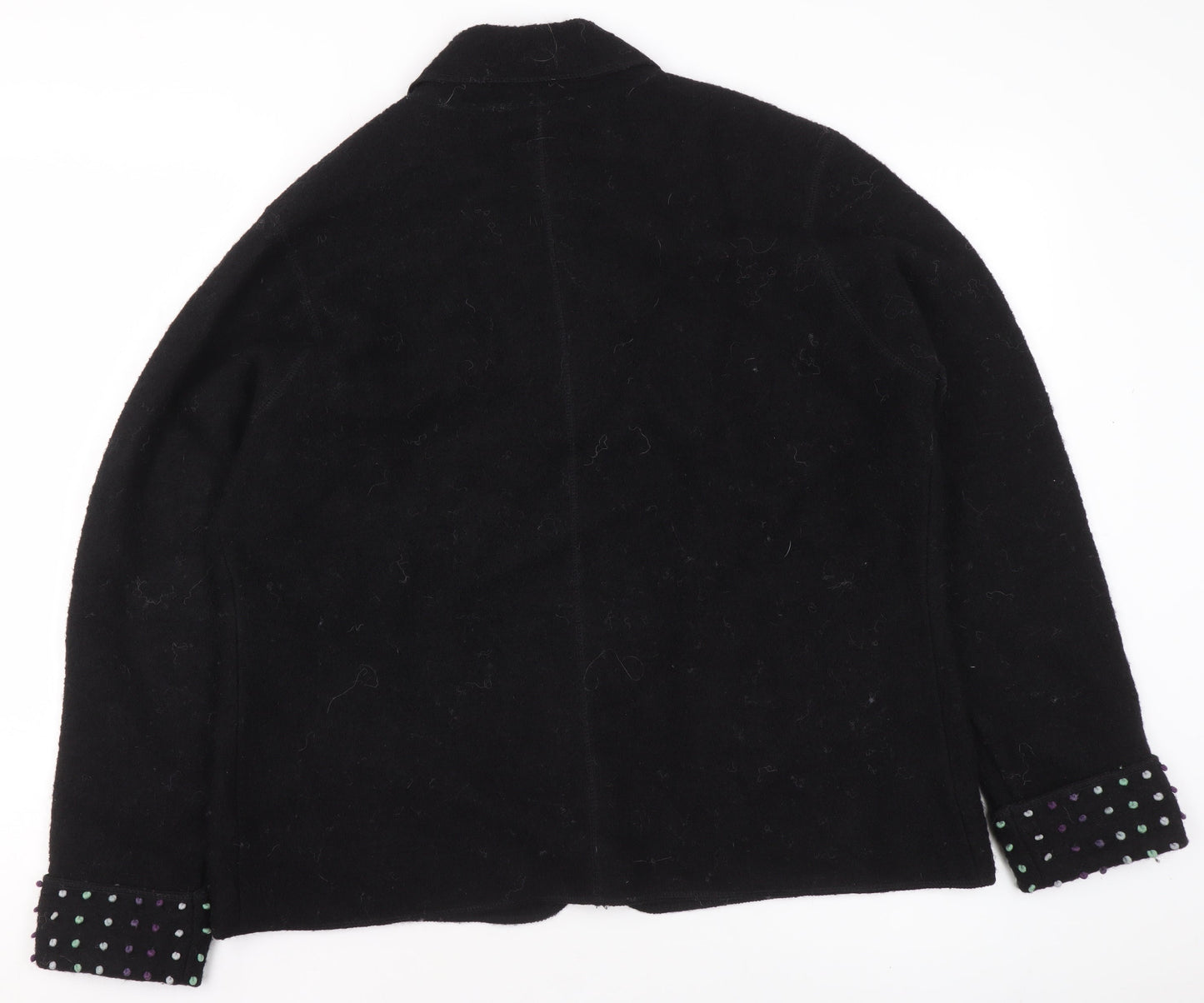 Womens UK Size L Deane & White Black Basic Jacket