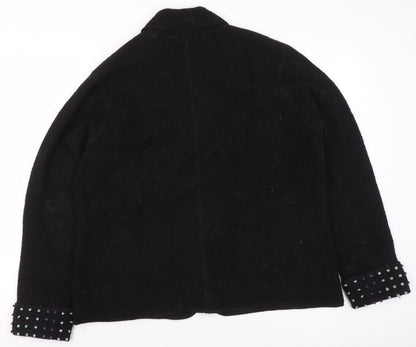 Womens UK Size L Deane & White Black Basic Jacket