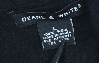 Womens UK Size L Deane & White Black Basic Jacket