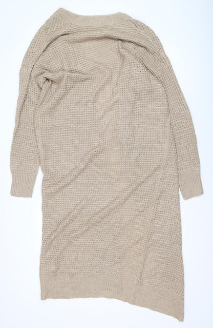 Womens UK Size 6 Missguided Beige Basic Jacket