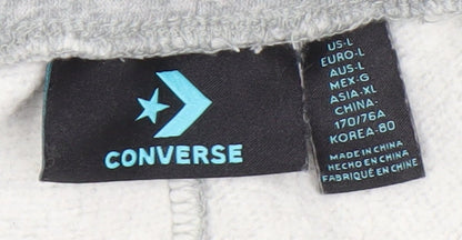 Boys UK Size L Converse Regular Fit Jogger Grey Trousers