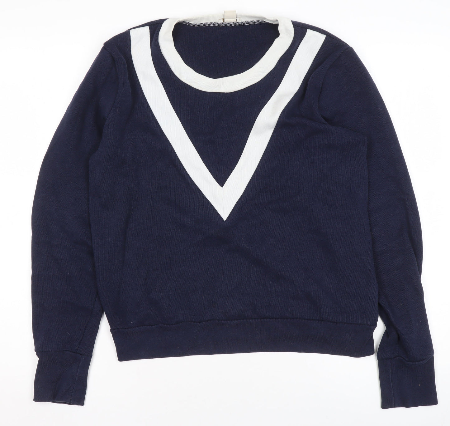 Womens UK Size M J.CREW Blue Pullover Sweatshirt