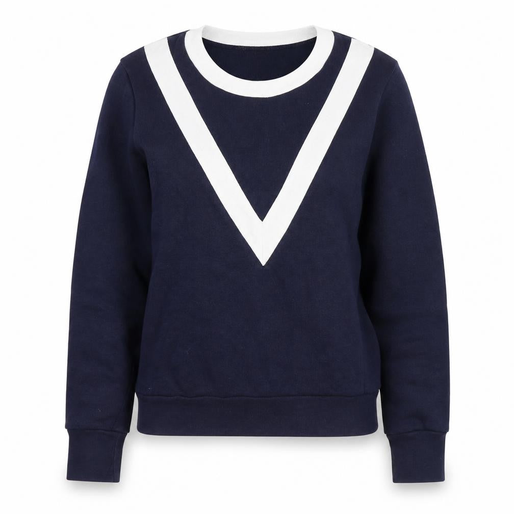 Womens UK Size M J.CREW Blue Pullover Sweatshirt