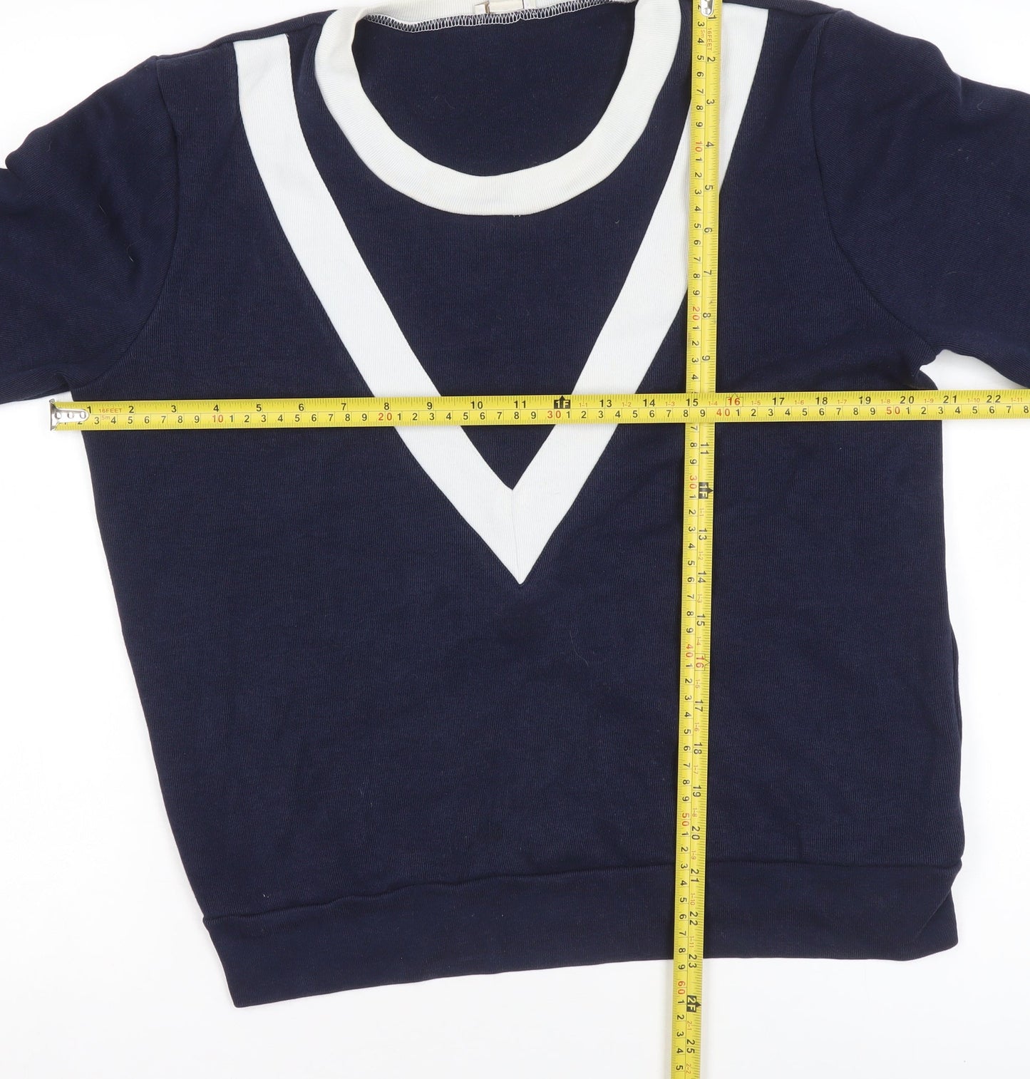 Womens UK Size M J.CREW Blue Pullover Sweatshirt
