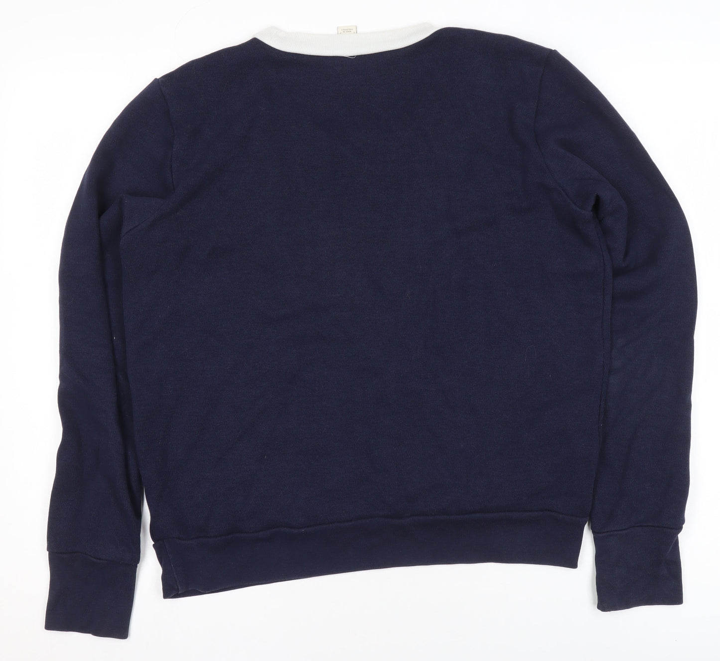 Womens UK Size M J.CREW Blue Pullover Sweatshirt