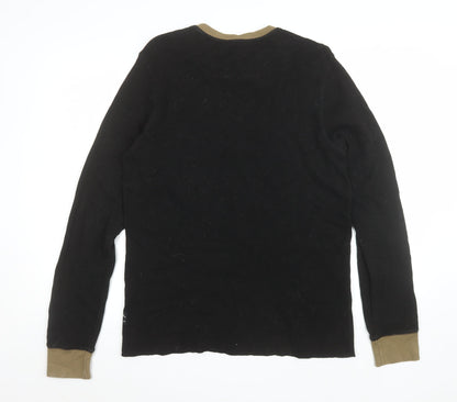 Mens UK Size M Lost Mischief Black Pullover Sweatshirt