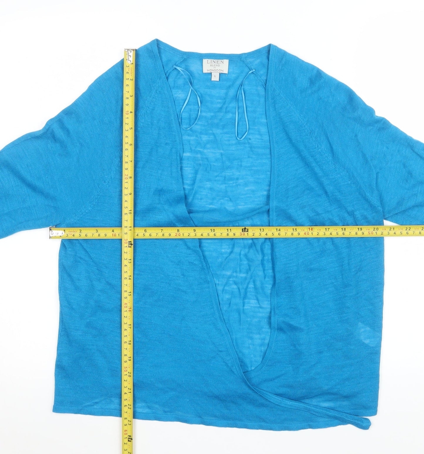 Womens UK Size L Monsoon Blue Basic Jacket