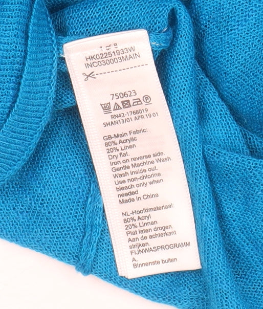 Womens UK Size L Monsoon Blue Basic Jacket