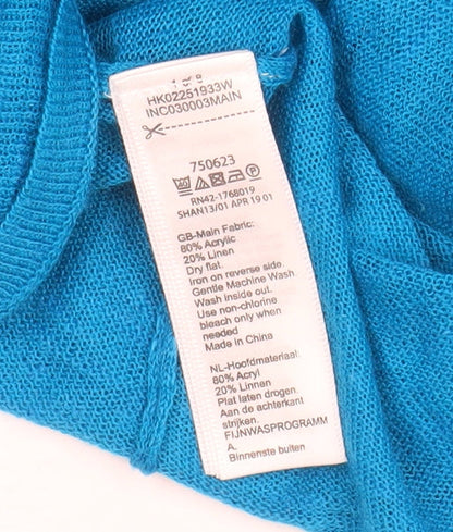 Womens UK Size L Monsoon Blue Basic Jacket