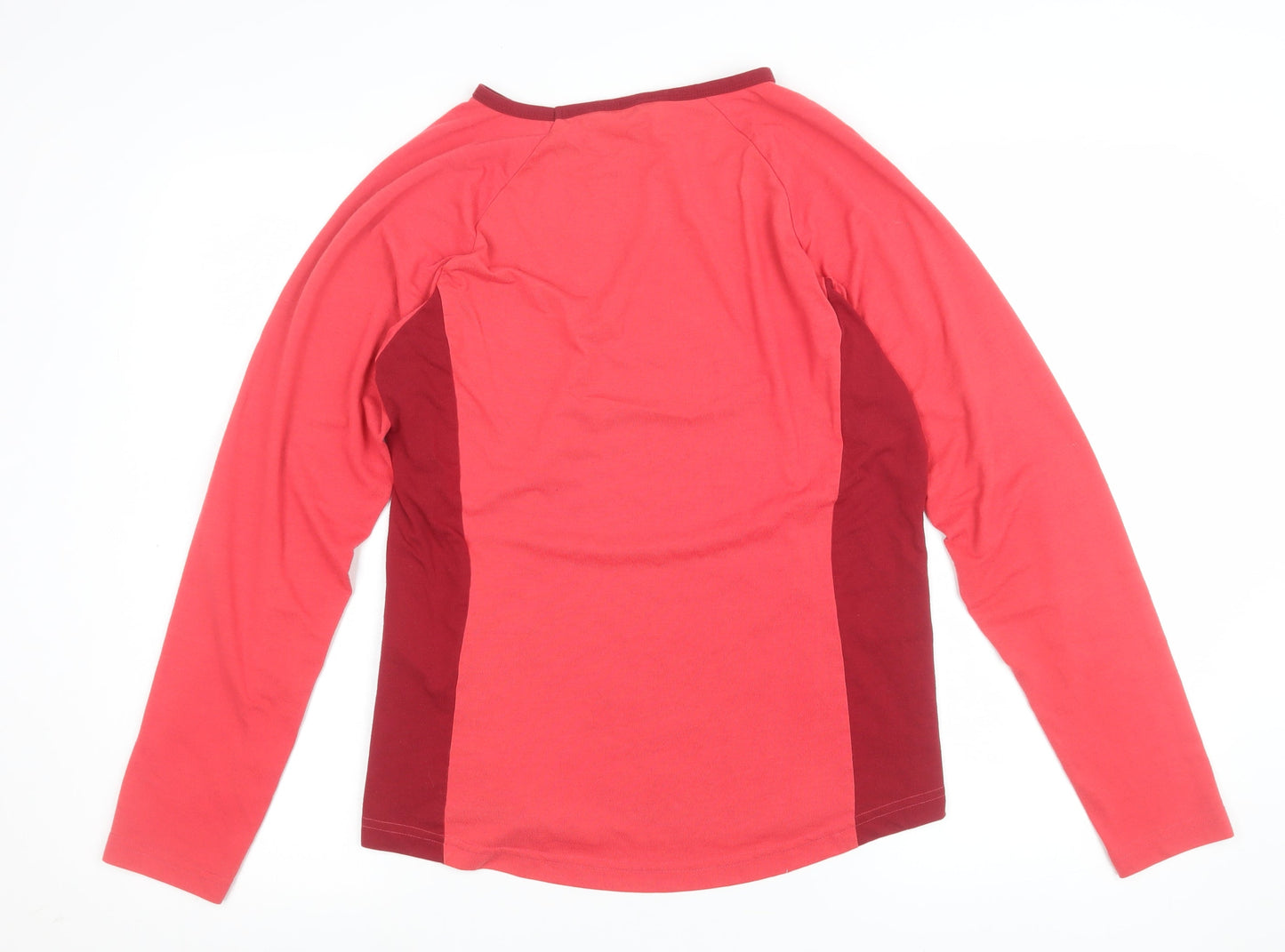 Rohan Womens Red Backpacker Long Sleeve T-Shirt M Lightweight Activewear Top