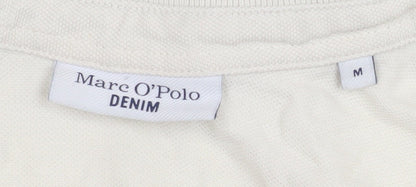 Womens UK Size M Marc O'Polo Ivory Cropped Button-Up