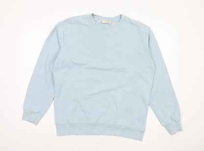 Unisex Adults UK Size M Selected Homme Blue Pullover Sweatshirt
