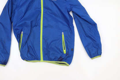 Boys UK Size 11-12 Years Portwest Blue Windbreaker Coat