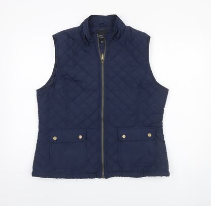 Womens UK Size XL Betty Kay London Blue Quilted Coat