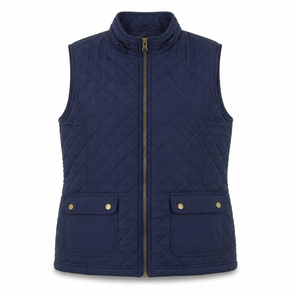 Womens UK Size XL Betty Kay London Blue Quilted Coat