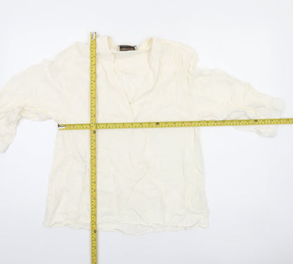 Womens UK Size S mos mosh Ivory Tunic Blouse