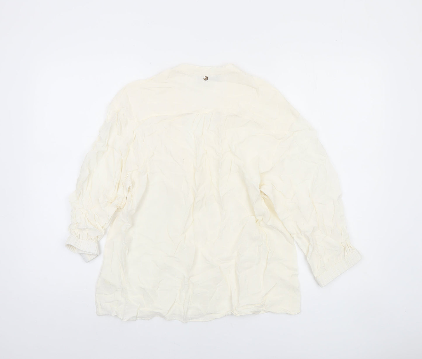 Womens UK Size S mos mosh Ivory Tunic Blouse