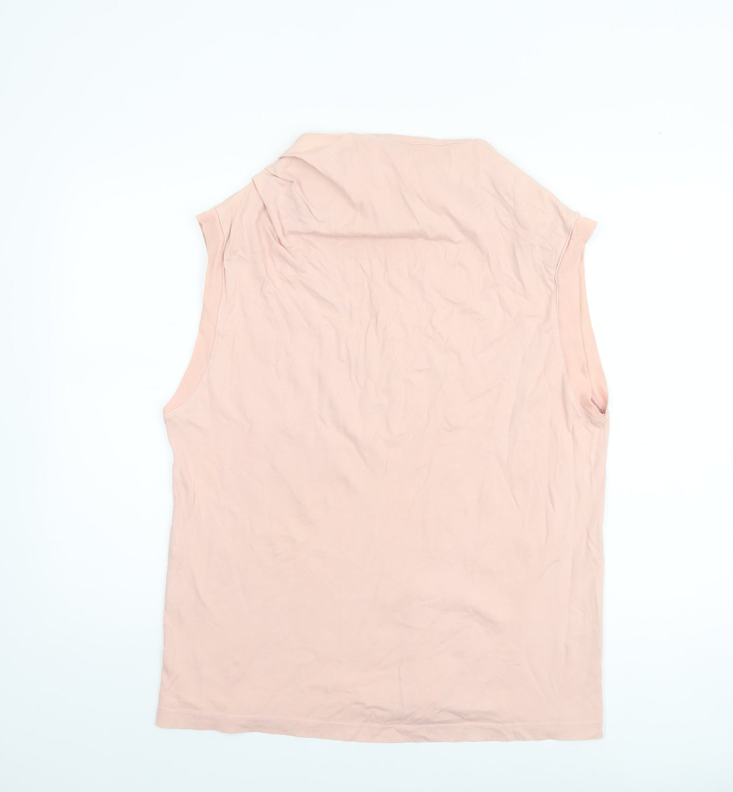 Womens UK Size 14 River Island Pink Basic Tank