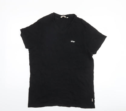 Mens UK Size L Lee Cooper Black  T-Shirt