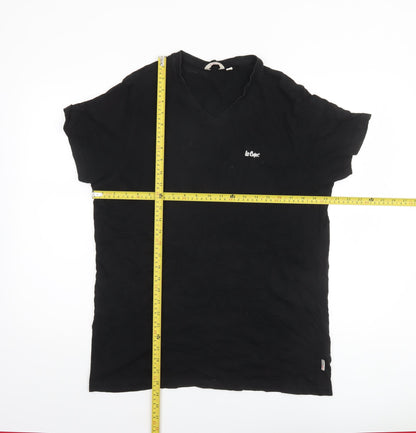 Mens UK Size L Lee Cooper Black  T-Shirt