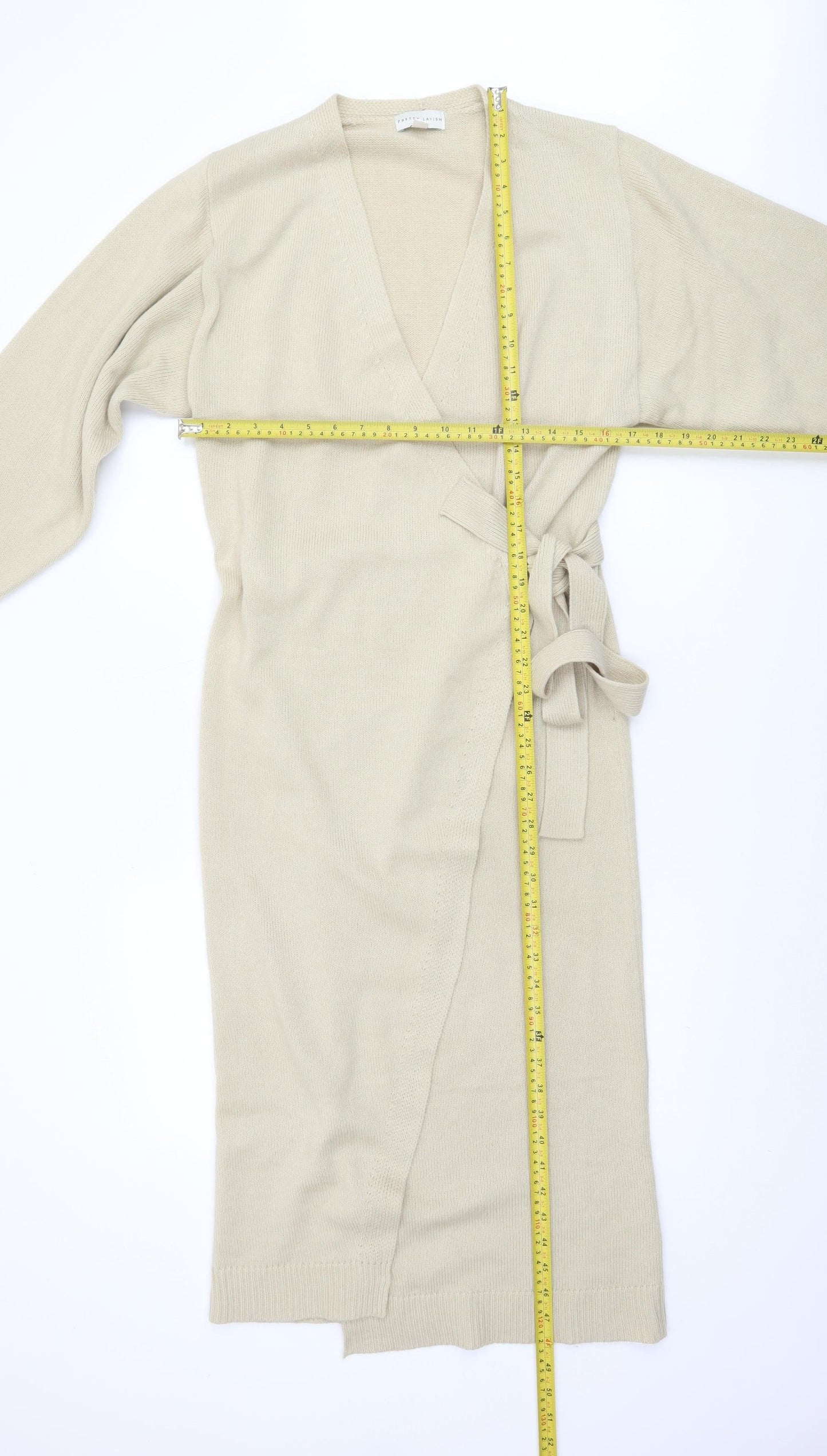 Womens UK Size S Pretty Lavish Wrap Dress
