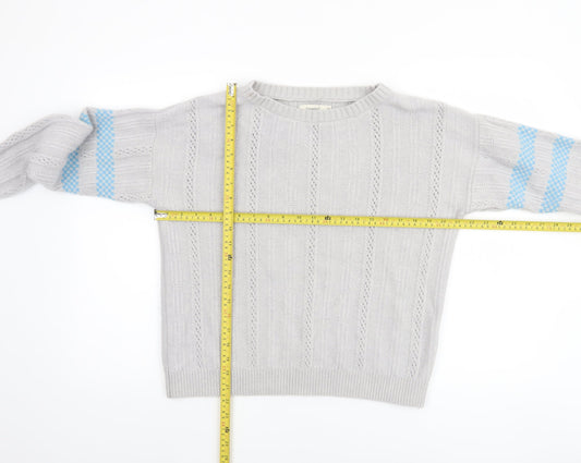 Womens UK Size M howies Grey Pullover Jumper