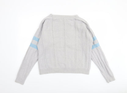 Womens UK Size M howies Grey Pullover Jumper