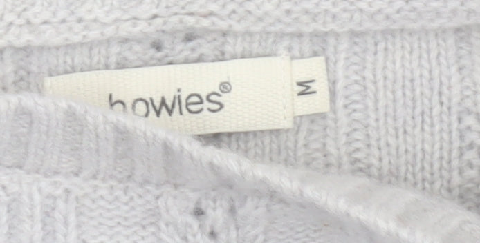 Womens UK Size M howies Grey Pullover Jumper