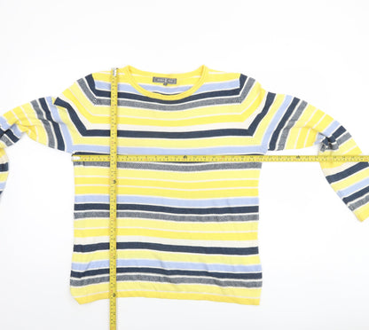 Womens UK Size M Jessica Graaf Yellow Pullover Jumper