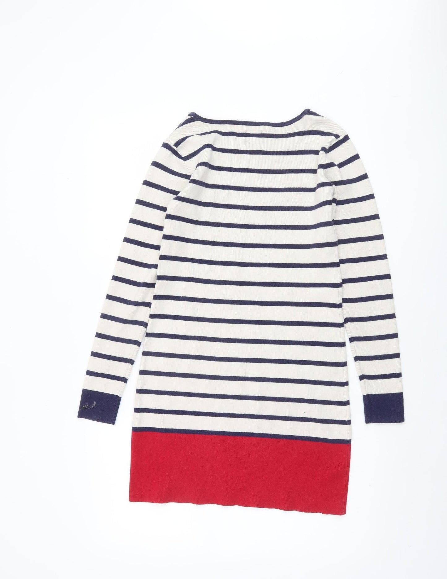 Joules Women’s Multicoloured Striped Tunic Jumper Size 8