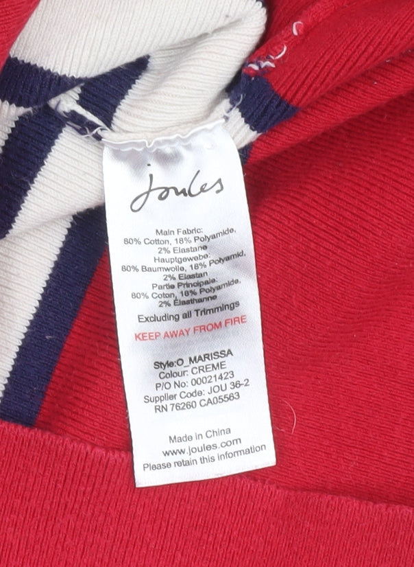 Joules Women’s Multicoloured Striped Tunic Jumper Size 8