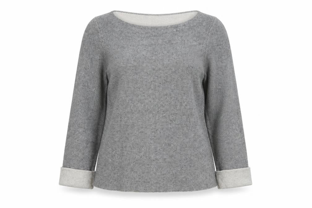 Womens UK Size M Cynthia Rowley Grey Pullover Jumper