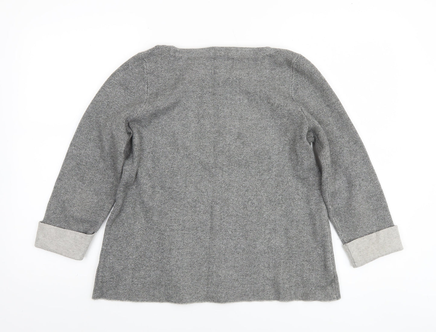 Womens UK Size M Cynthia Rowley Grey Pullover Jumper