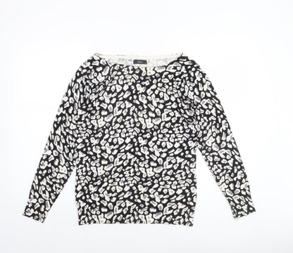 Womens UK Size 12 M&Co Black Pullover Jumper