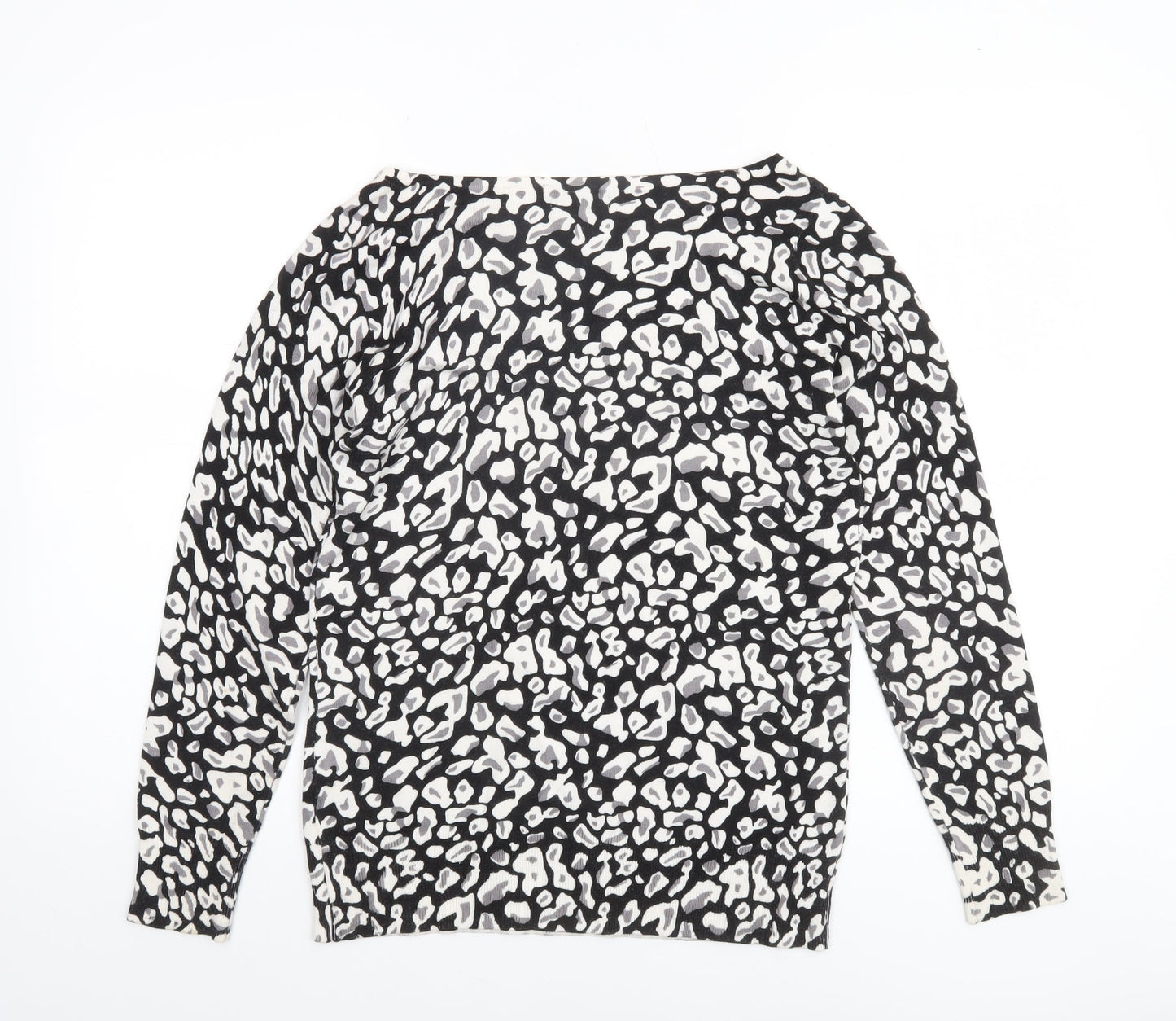 Womens UK Size 12 M&Co Black Pullover Jumper