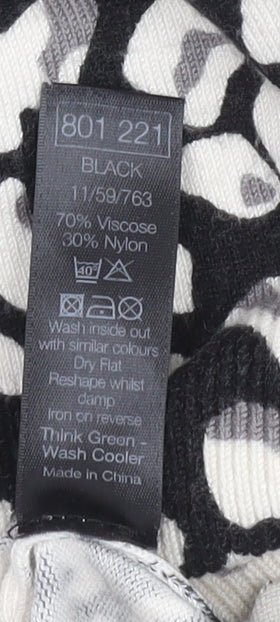 Womens UK Size 12 M&Co Black Pullover Jumper