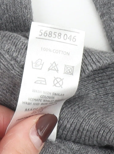 Womens UK Size 14 Evie Grey Cardigan Jumper