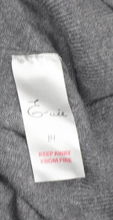 Womens UK Size 14 Evie Grey Cardigan Jumper