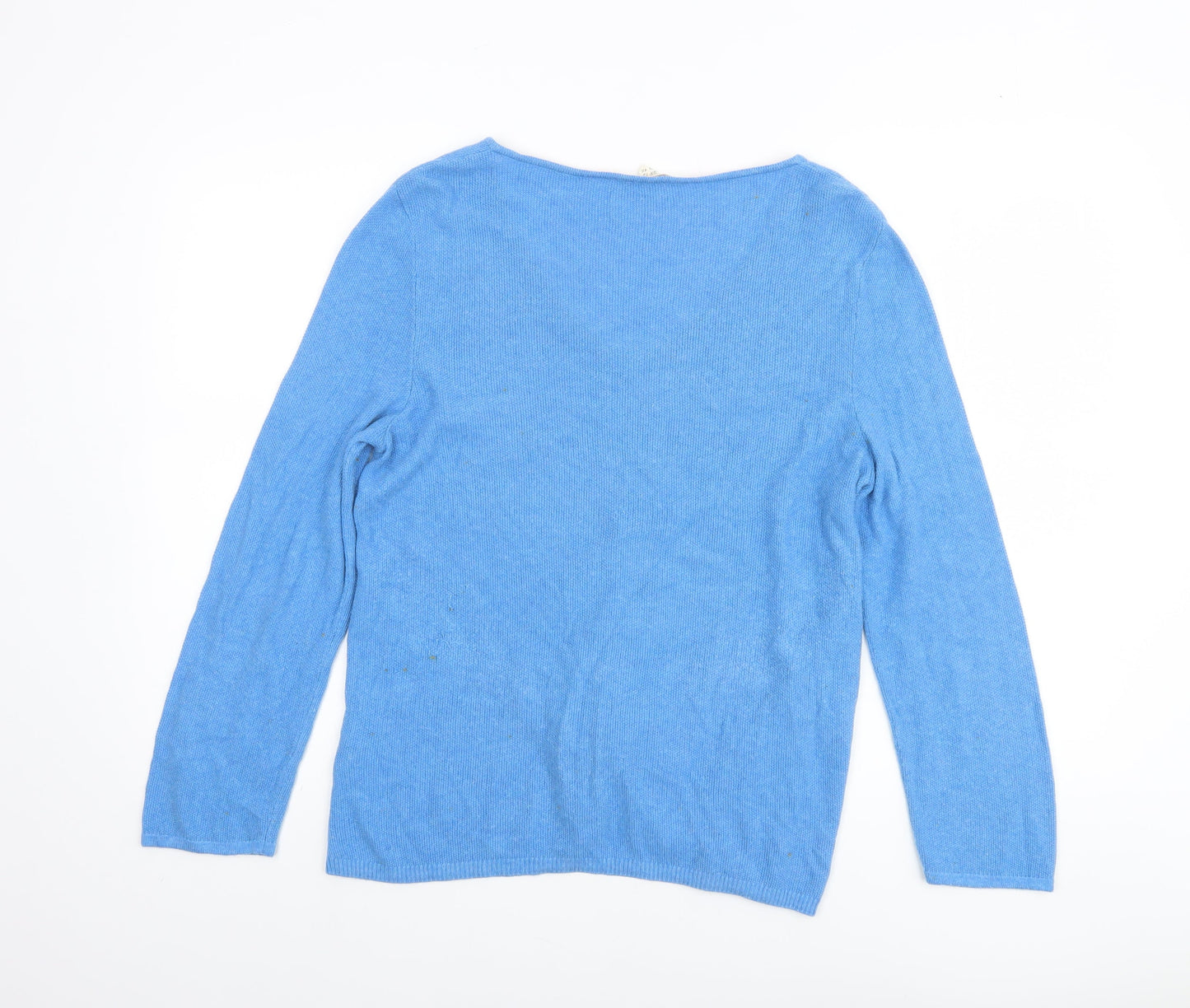Womens UK Size 12 Boden Blue Pullover Jumper