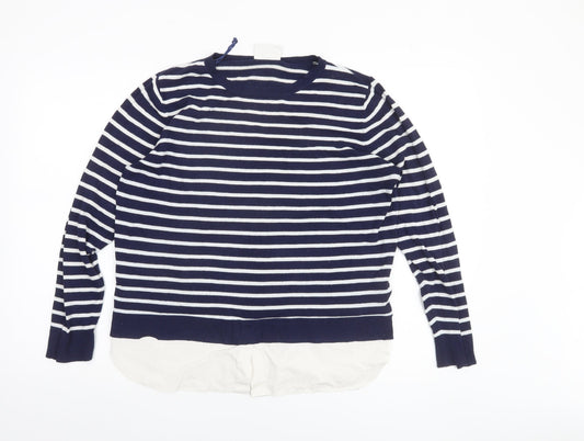 Womens UK Size M Wallis Blue Pullover Jumper