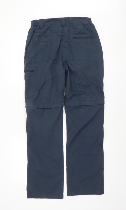 Mountain Warehouse Womens Blue Cargo Trousers UK 10 Lightweight Outdoor Pants