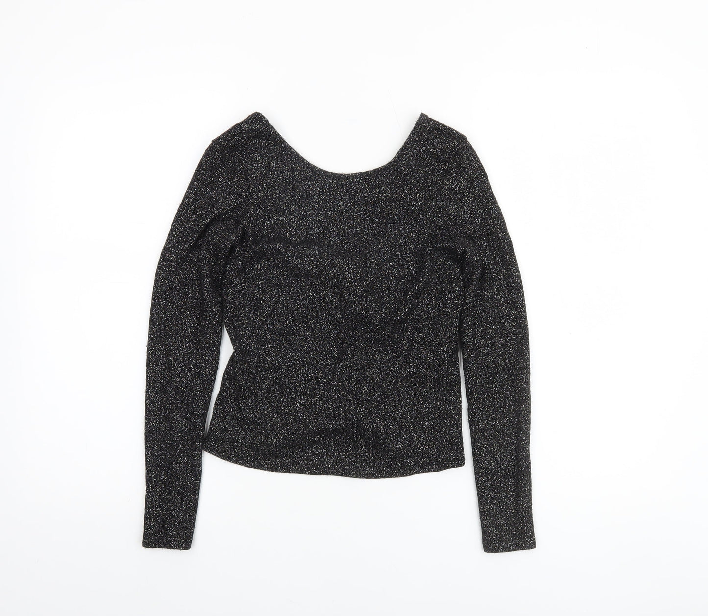Womens UK Size XS Zara Black Pullover Jumper
